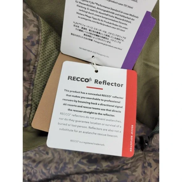 Patagonia Powder Town Mens Pants Size XXL Basin Green Ski Snowboard Trousers NEW - Picture 15 of 16